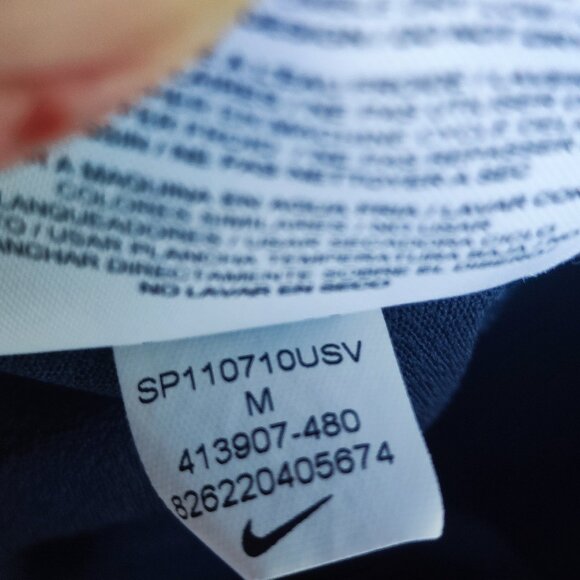 LIVESTRONG Nike Tempo Dri-fit running shorts men's size M navy blue w yellow - Picture 8 of 15